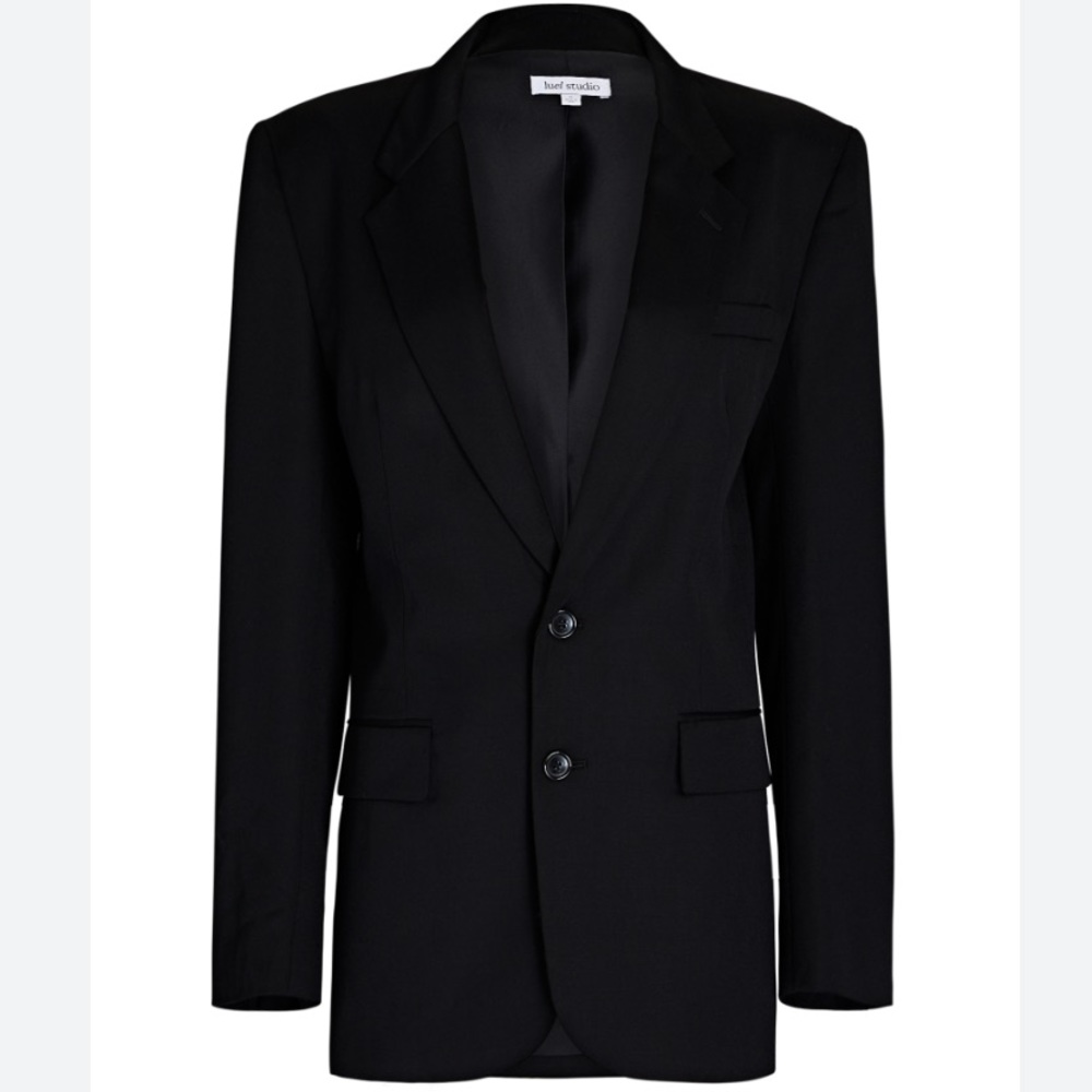 NEVER WORN Luel Studio Seema wool blazer, sz 0. Currently at Intermix for $498!